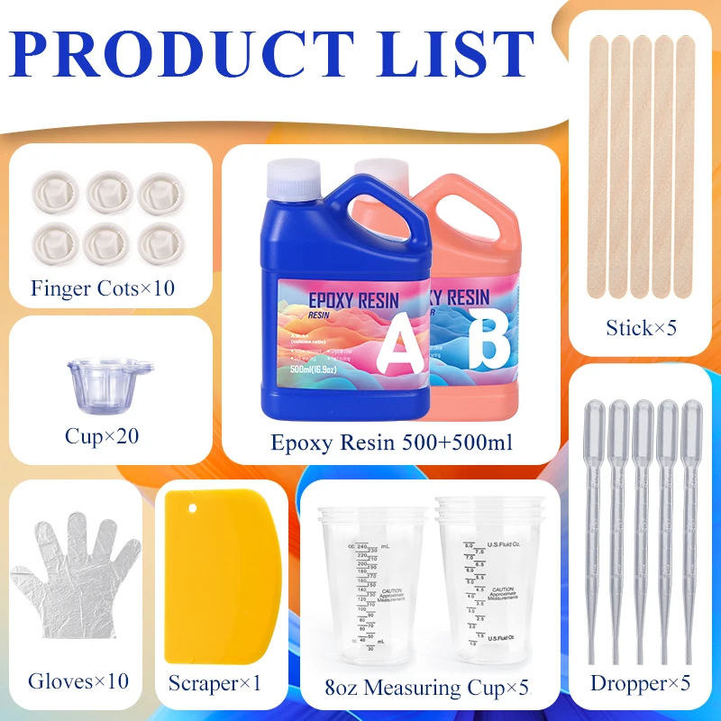 Easy Mixing Epoxy Resin Kit Cr - Resin Jewelry Kit 리뷰 및 가격
