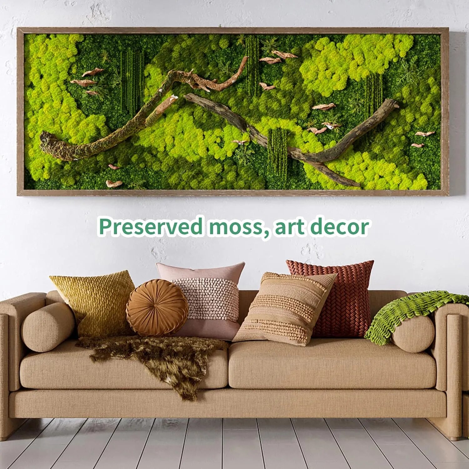 Artificial Green Plants Eterna - Terrarium Moss Art 리뷰 및 가격