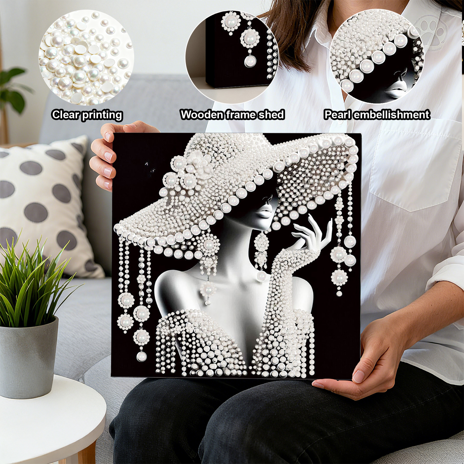 DIY Ladies Pearl Painting Art  - Resin Craft For Beginners 리뷰 및 가격