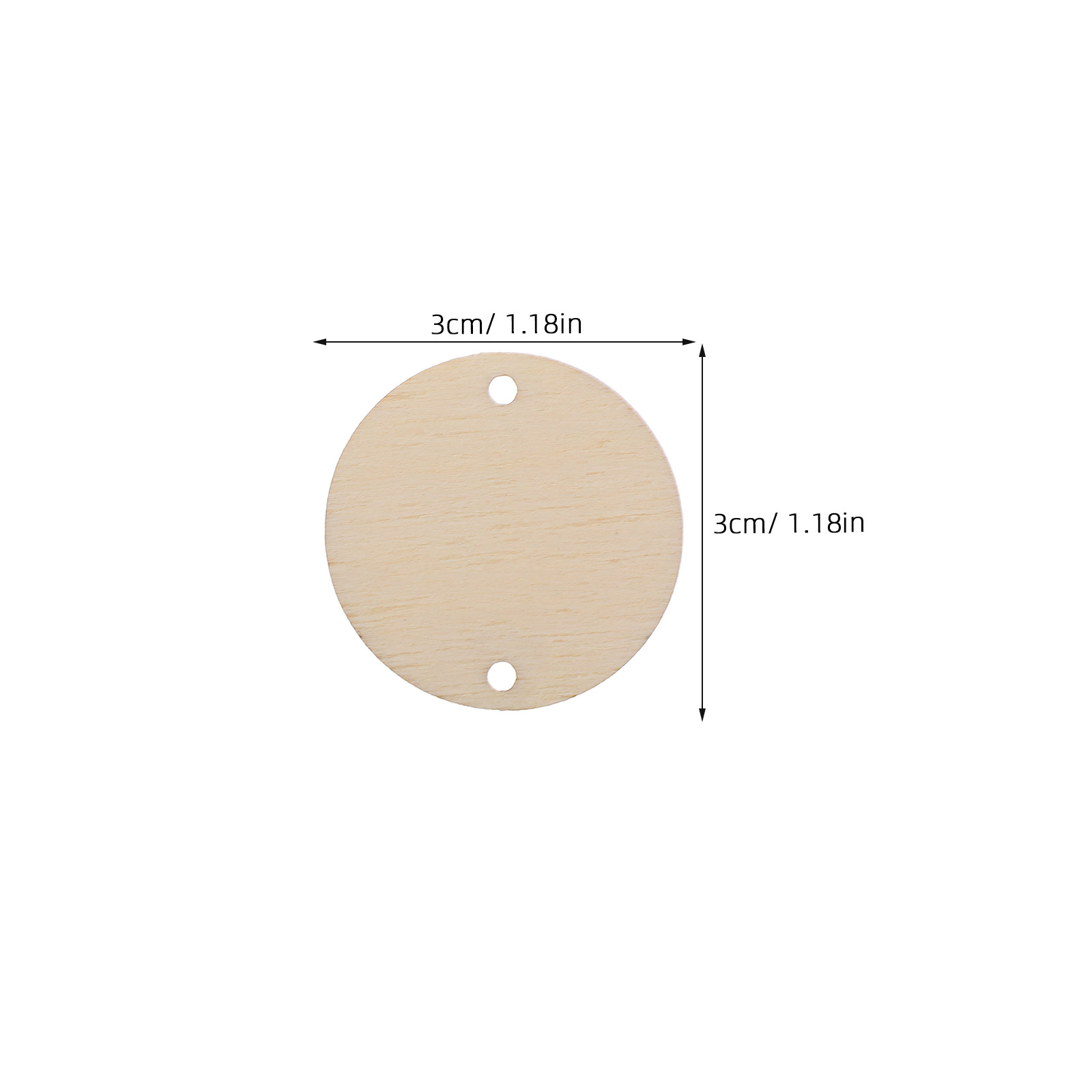 100Pcs Round Wood Chips Calend - Wood Ring Blank 리뷰 및 가격