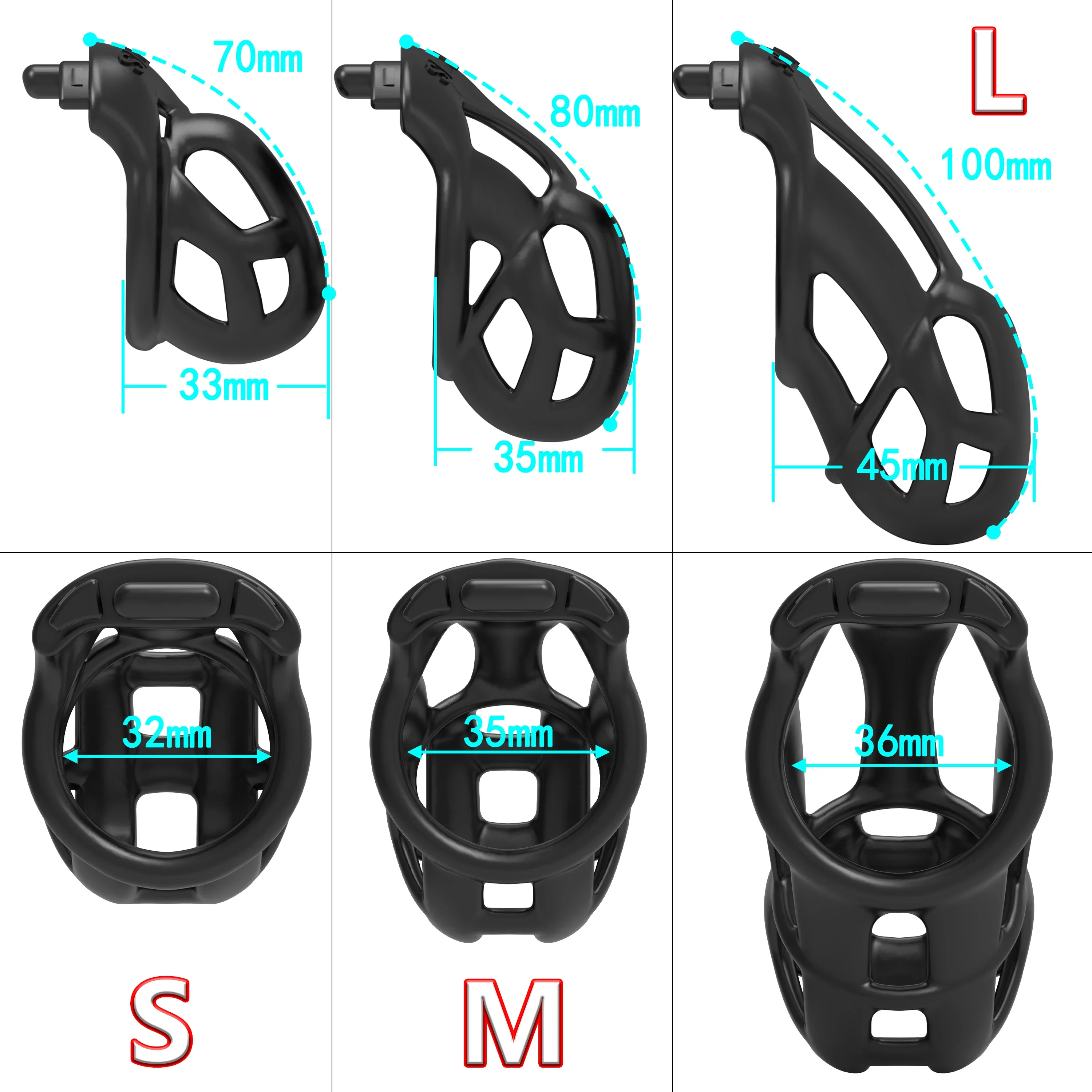 New 2.0 Arc Ring Chastity Cage - Resin Crafts 리뷰 및 가격