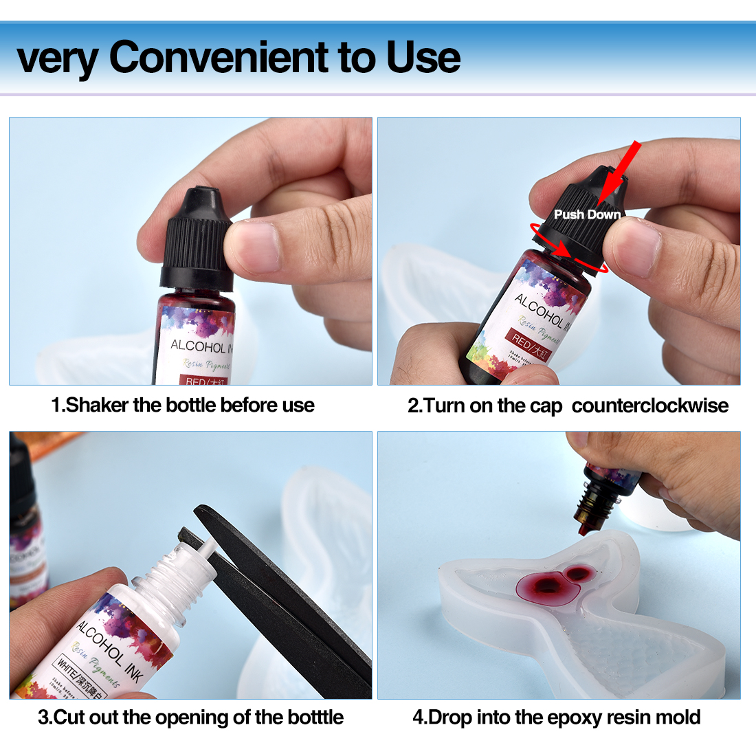 10ML Art Ink Alcohol Resin Pig - Resin Dye Alcohol 리뷰 및 가격