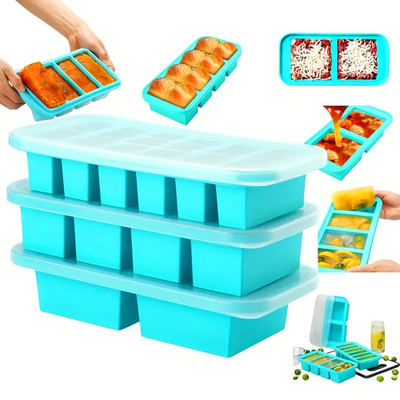 2 or 3-piece Silicone Freezer  - Serving Tray Mold 리뷰 및 가격