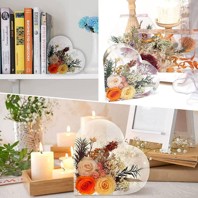 Large Heart Epoxy Resin Mold F - Flower Preservation Resin 리뷰 및 가격