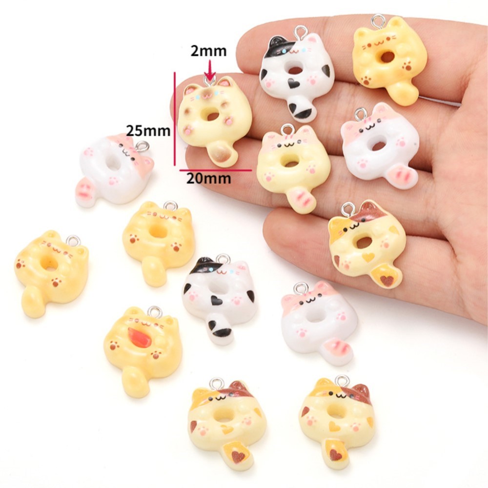 10Pcs Kawaii Cartoon Cat Resin - Resin Crafts Diy 리뷰 및 가격