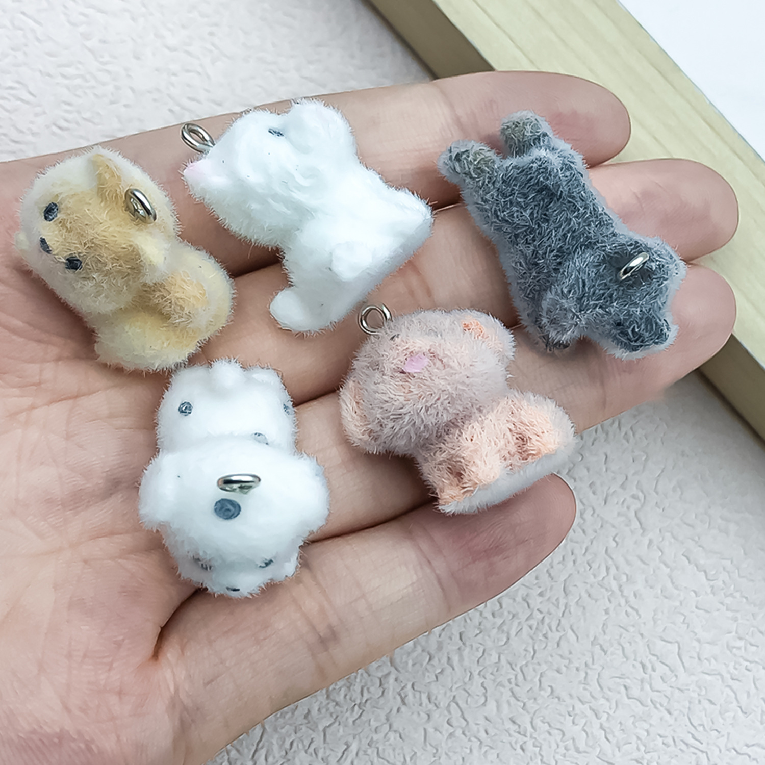 5pcs&1pc Flocked Resin Animal  - Resin Craft Kit 리뷰 및 가격