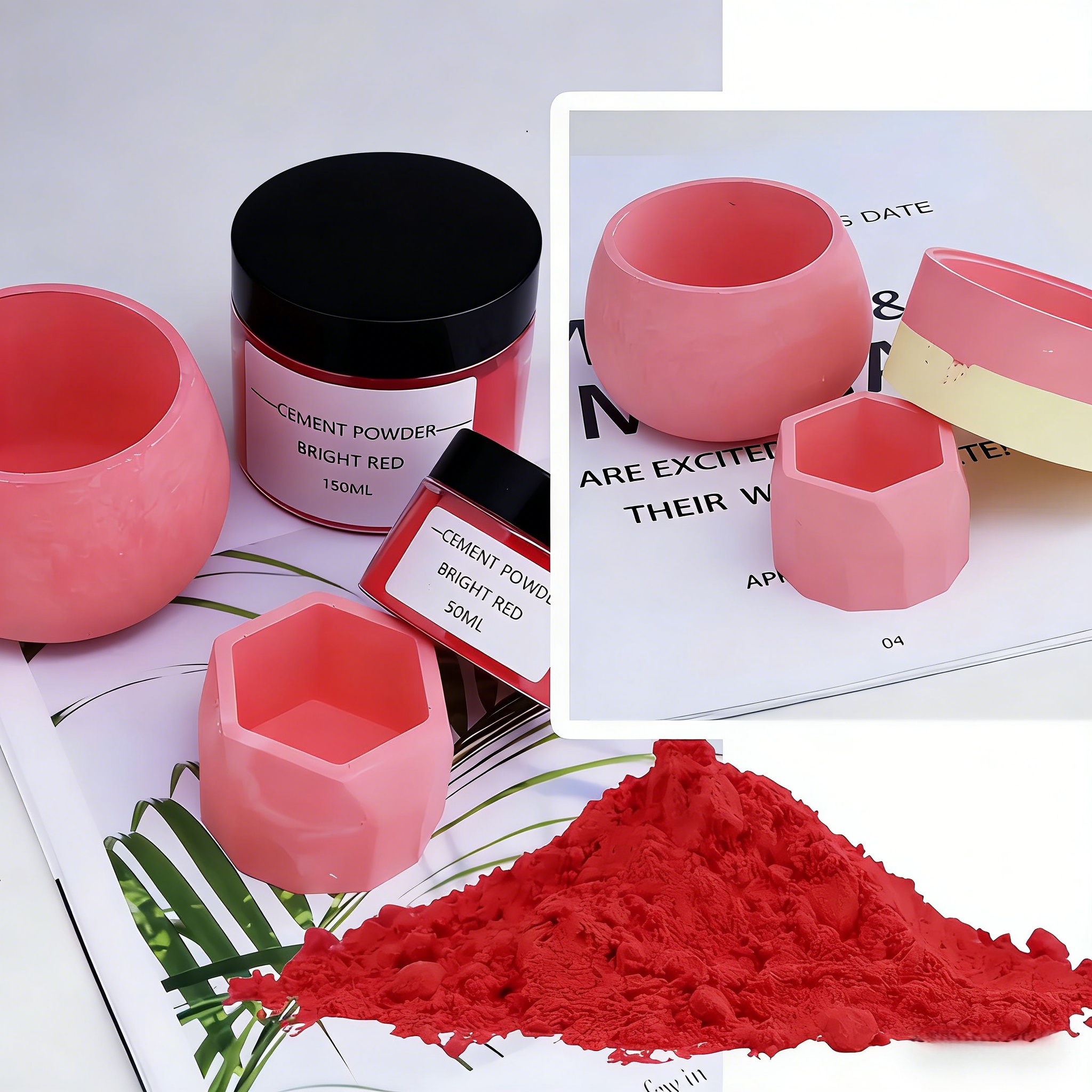 6-Color Gypsum Cement Pigment  - Resin Pigment Set 리뷰 및 가격
