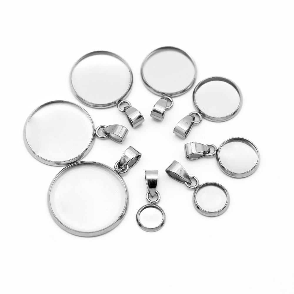 10pcs 316 Stainless Steel 6~20 - Bezels Set Pendant 리뷰 및 가격