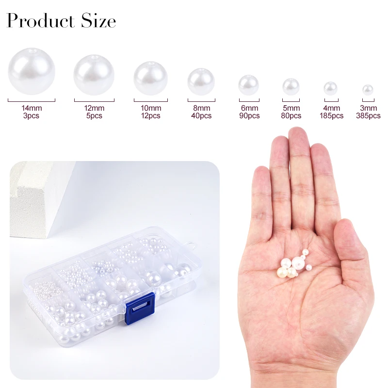 800pcs Artificial Faux Pearl R - Resin Crafts Diy 리뷰 및 가격