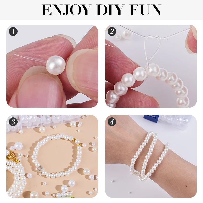 800pcs Artificial Faux Pearl R - Resin Crafts Diy 리뷰 및 가격