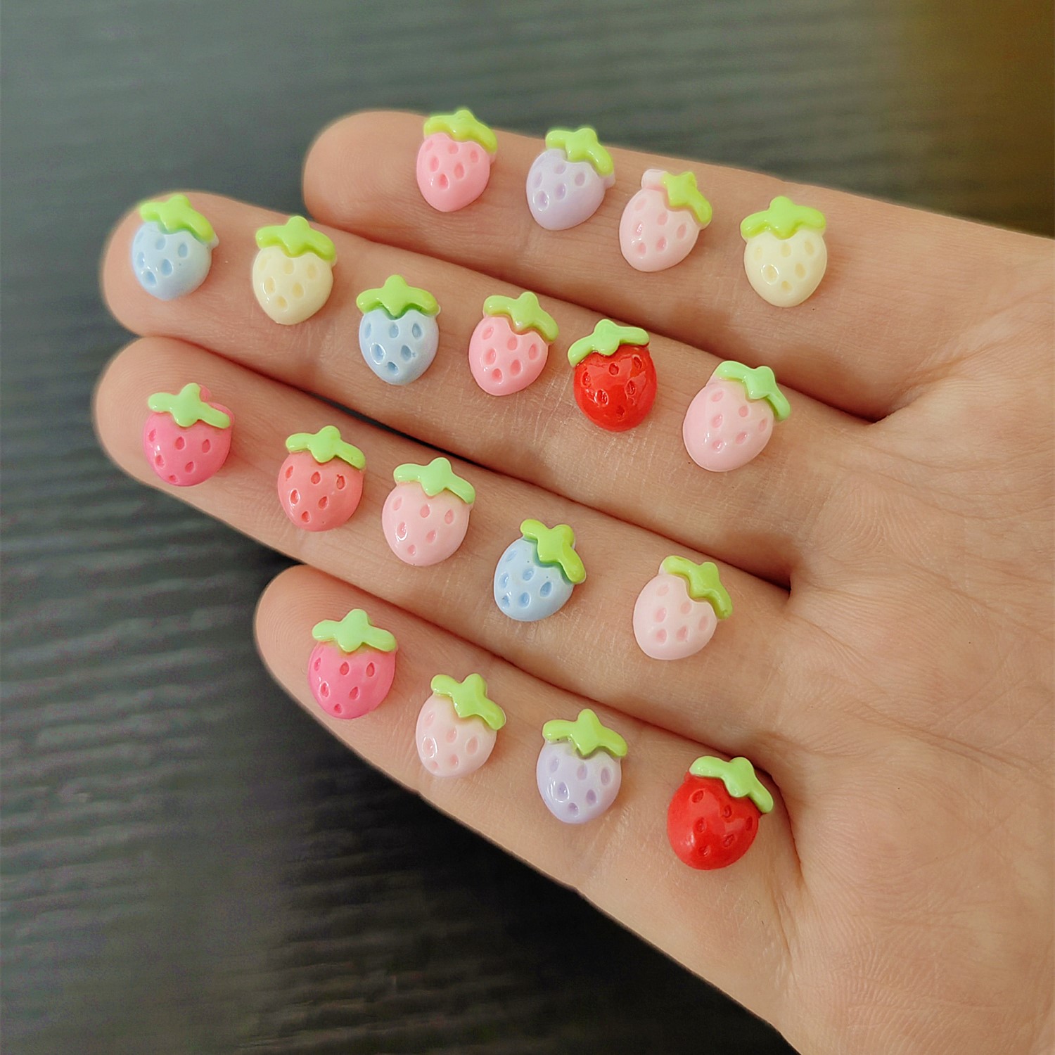 30Pcs New Cute Resin Mini Smal - Flower Preservation Resin 리뷰 및 가격
