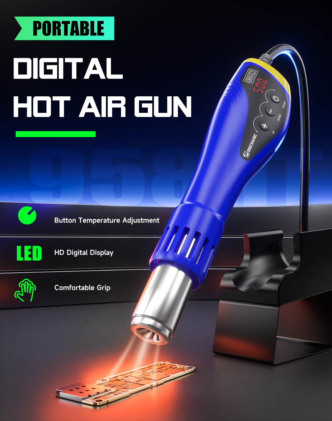 MECHANIC OFFICIAL HT-958 Porta - Heat Gun Small 리뷰 및 가격