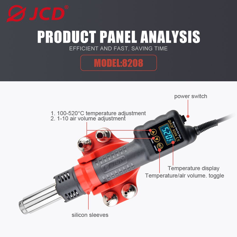 JCD 750W Micro Heat Gun Rework - Heat Gun Small 리뷰 및 가격