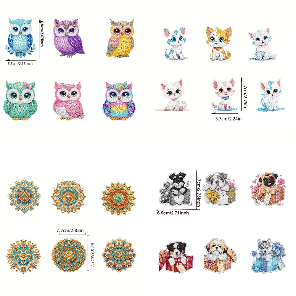 6-piece/set DIY Diamond Keycha - Resin Craft Supplies 리뷰 및 가격