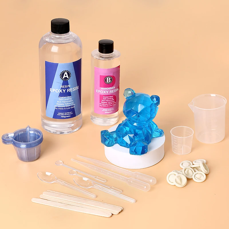 Epoxy Resin Kit Crystal Clear  - Mixing Cup Silicone 리뷰 및 가격