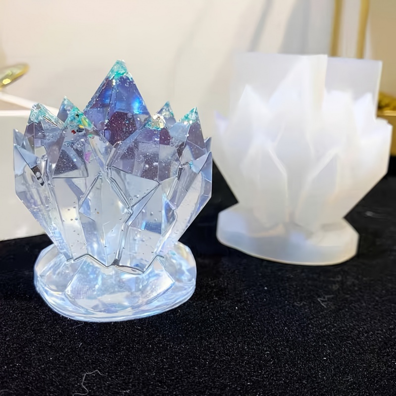 1pcCrystal Cluster Decorative  - Serving Tray Mold 리뷰 및 가격