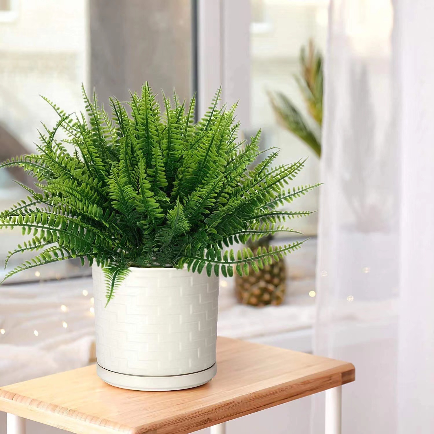 Artificial Persian Ferns Flowe - Terrarium Moss Art 리뷰 및 가격