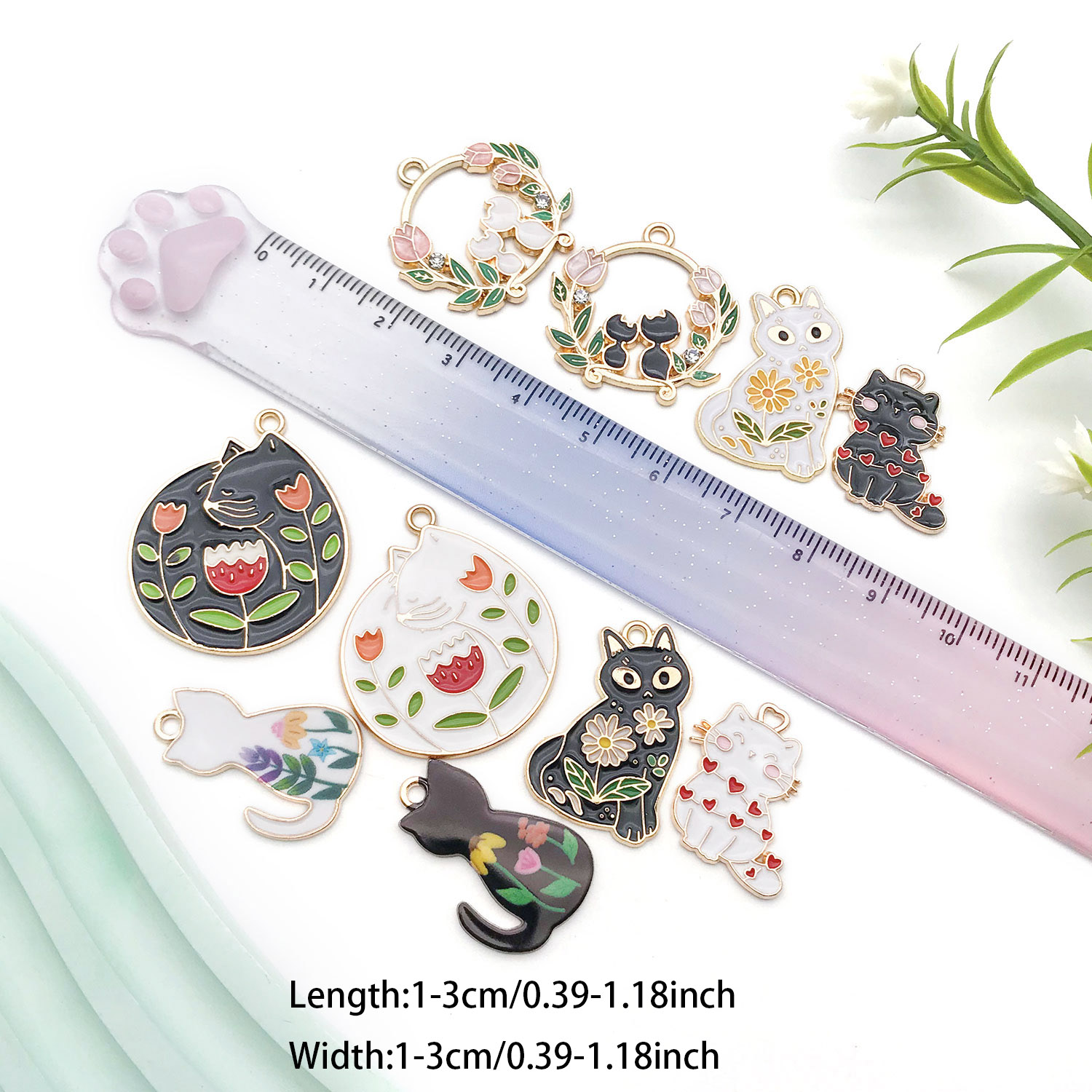 5/10pcs Resin Popular Cat Char - Resin Craft Material 리뷰 및 가격