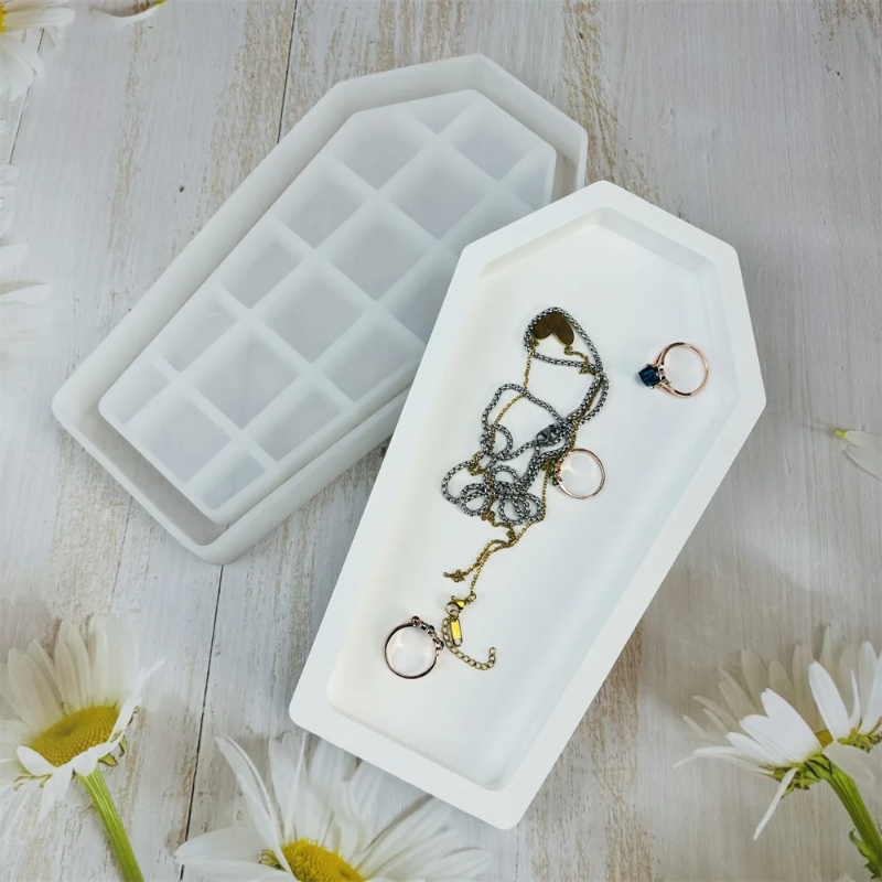 Halloween Coffin Resin Mold Tr - Serving Tray Mold 리뷰 및 가격