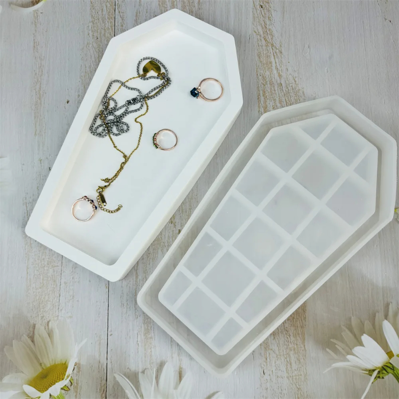 Halloween Coffin Resin Mold Tr - Serving Tray Mold 리뷰 및 가격