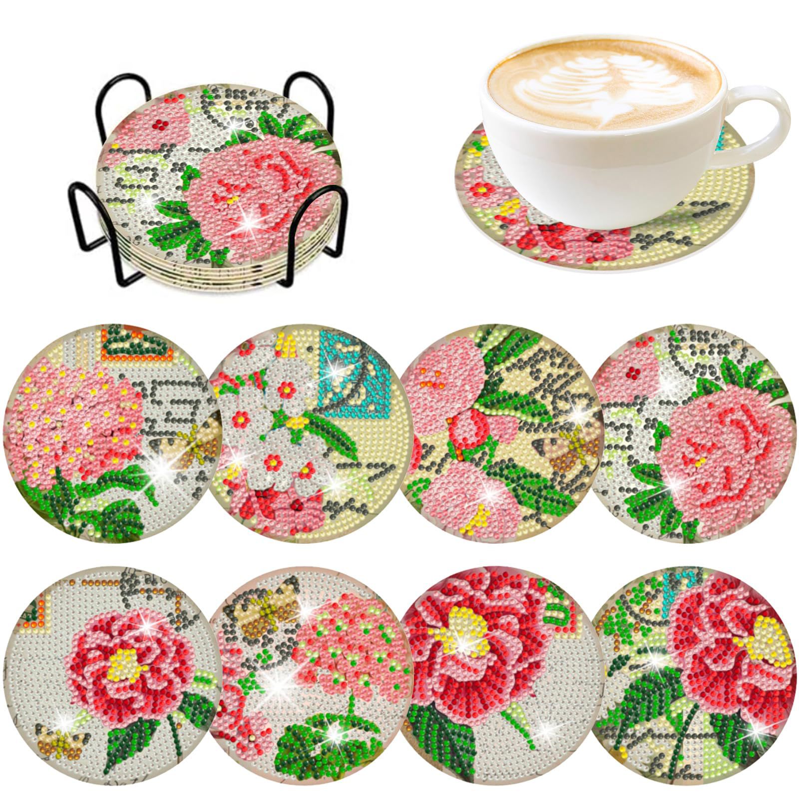 RUOPOTY 8pc/sets Diamond Paint - Resin Craft For Beginners 리뷰 및 가격