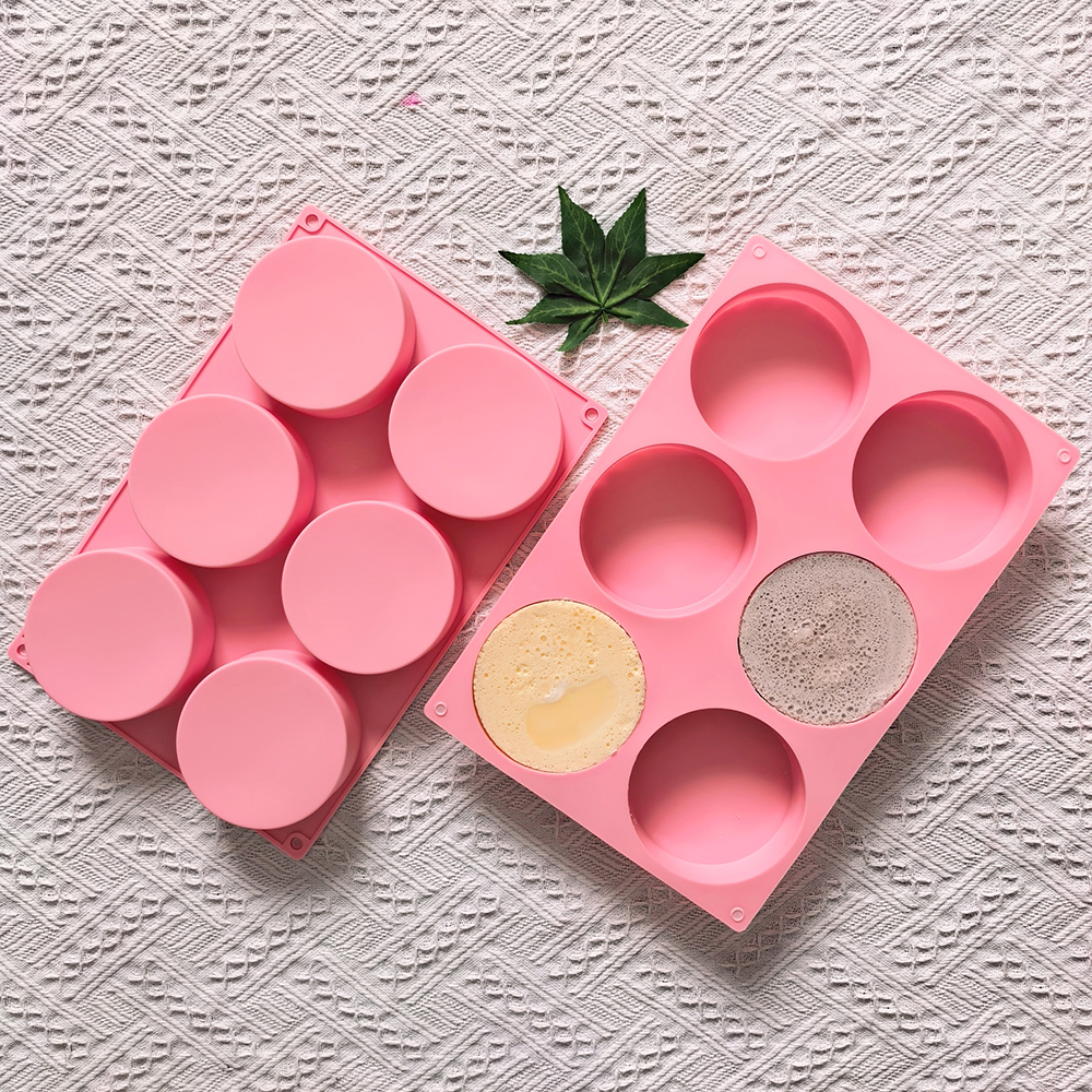 1pc 6-cavity large round disc  - Coaster Mold Round 리뷰 및 가격