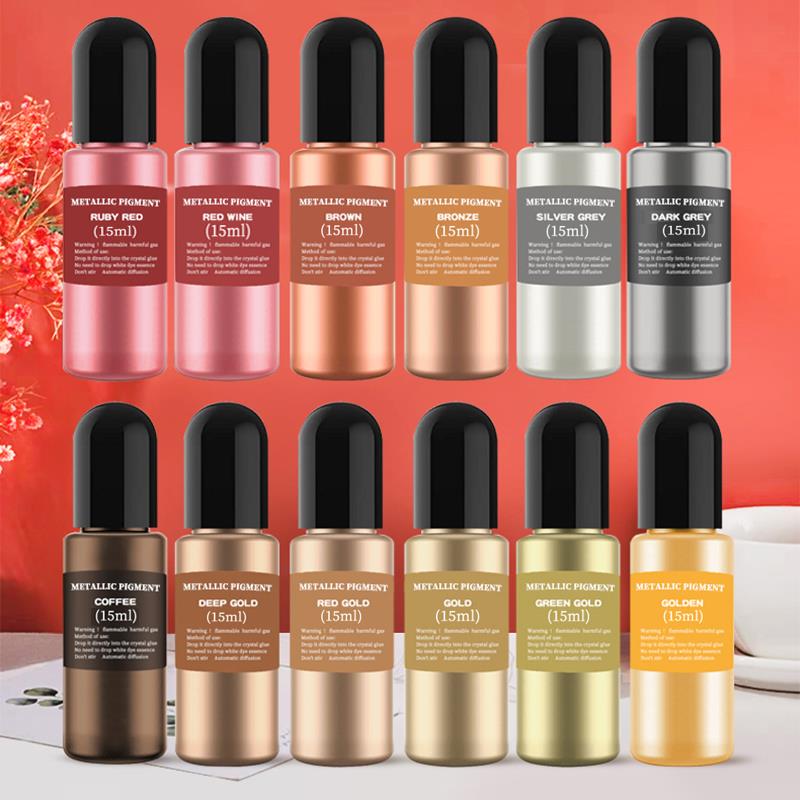 15ml Metal Resin Pigment Alcoh - Resin Dye Alcohol 리뷰 및 가격