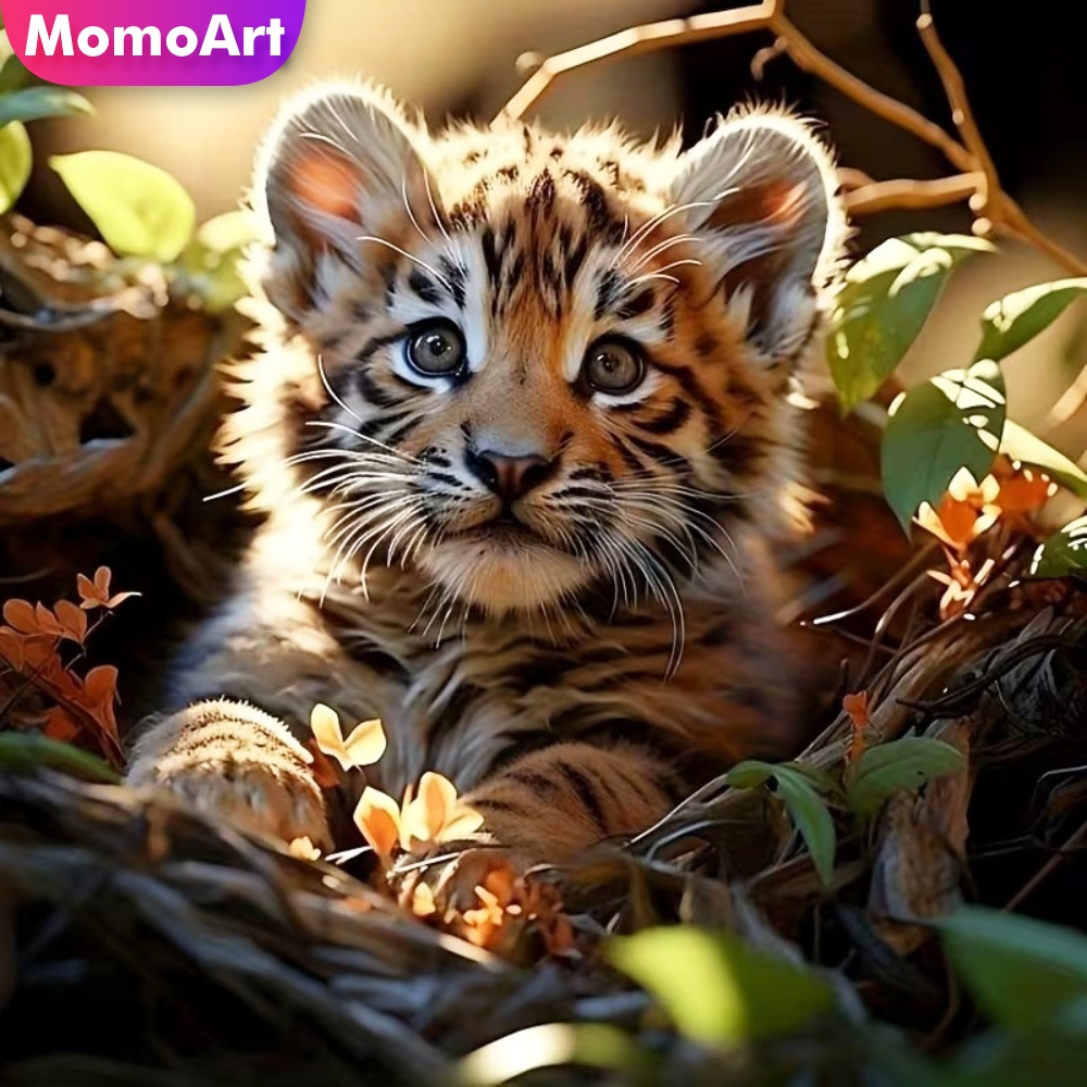 Momoart Diamond Painting Tiger - Resin Craft For Beginners 리뷰 및 가격
