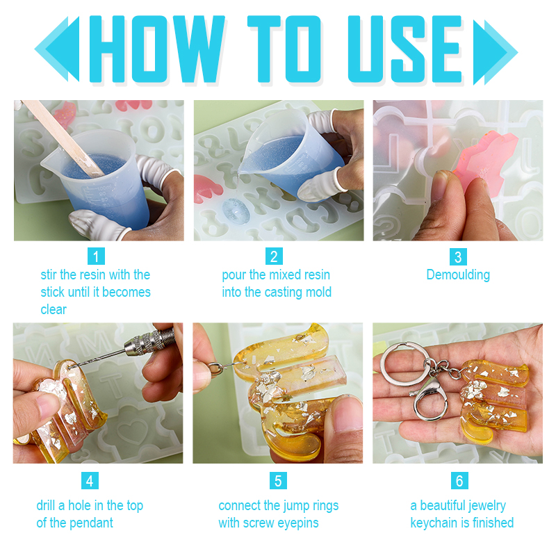 Alphabet Keychain Molds Alphab - Epoxy Uv Resin Kit 리뷰 및 가격
