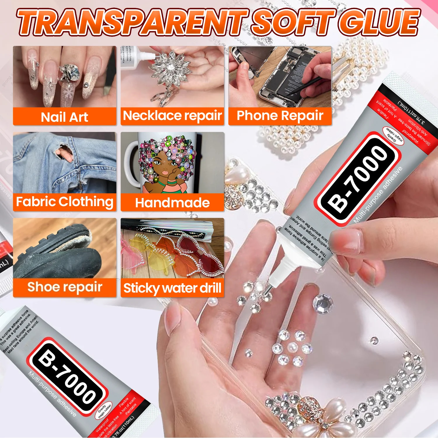 Super Glue B-7000 Loolifl 1-10 - Resin Crafts 리뷰 및 가격