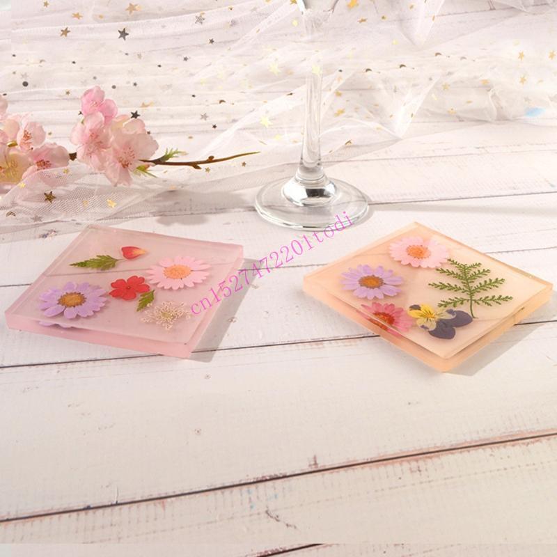 2Pcs Round Square Resin Mold G - Geode Mold Silicone 리뷰 및 가격