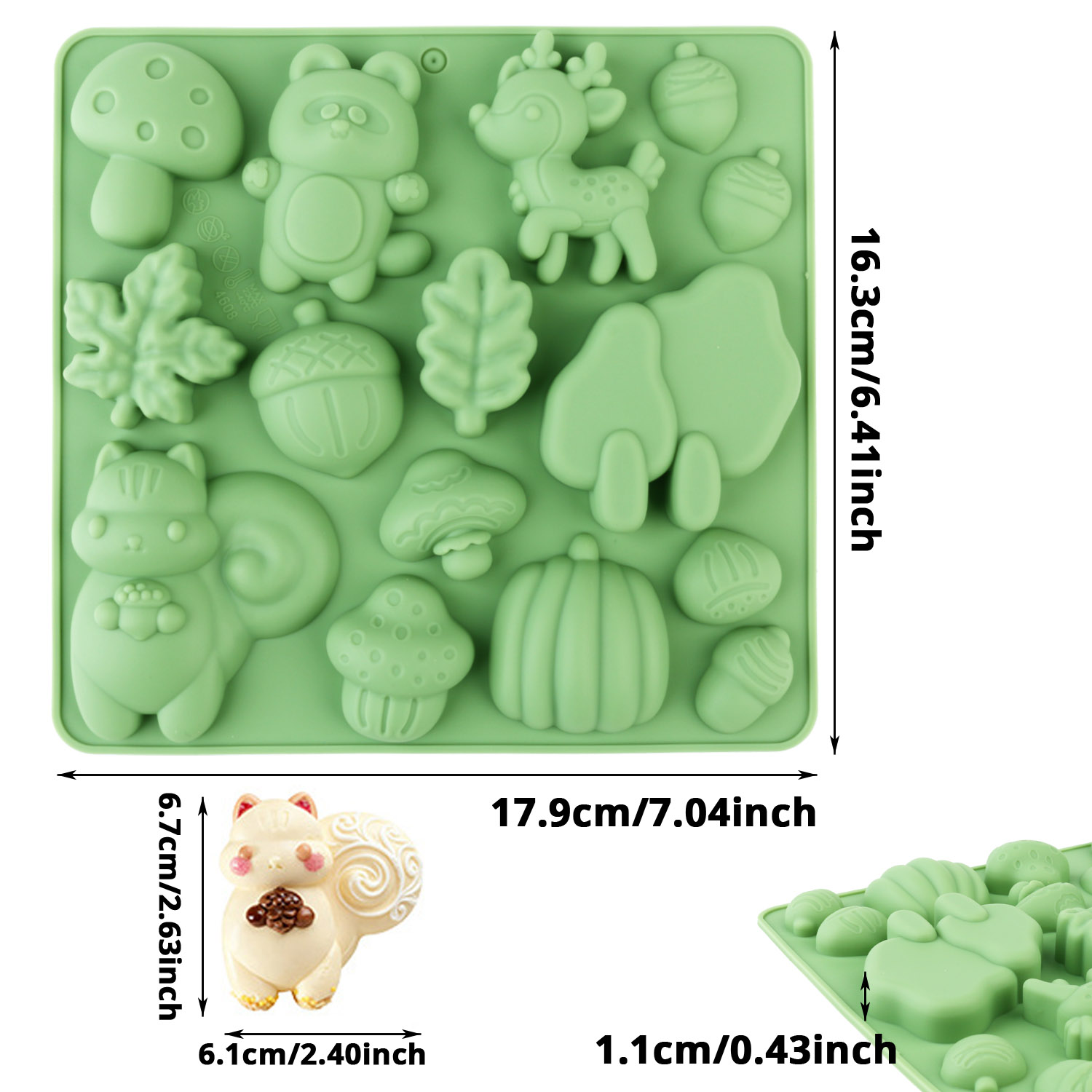 1 Silicone Cake Mold in the Sh - Resin Craft Supplies 리뷰 및 가격