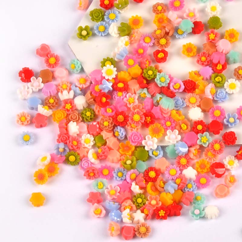 100PCs 6mm Mixed Mini Flatback - Resin Crafts 리뷰 및 가격