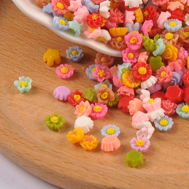 100PCs 6mm Mixed Mini Flatback - Resin Crafts 리뷰 및 가격