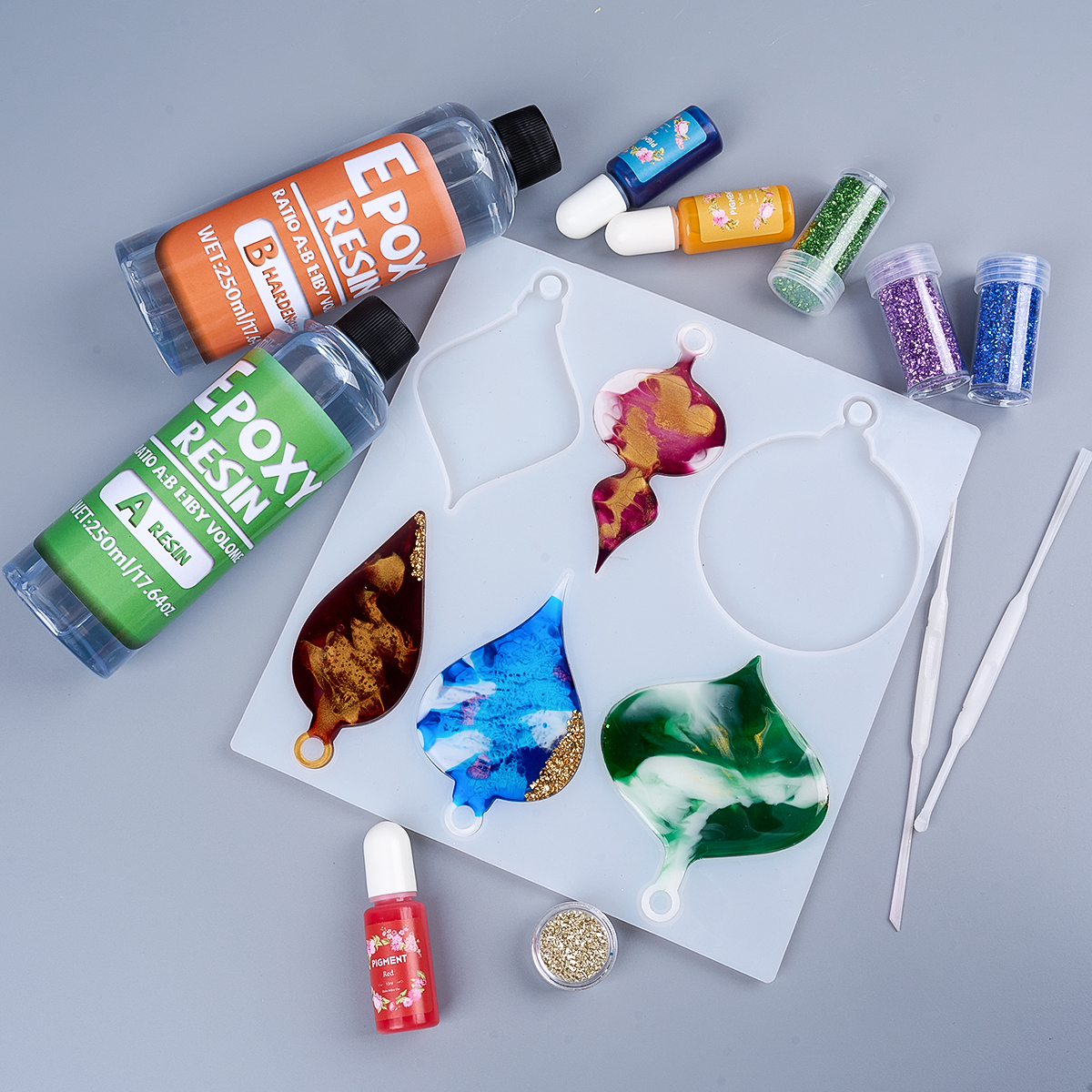 1:1 AB Resin Epoxy Glue Kit Hi - Resin Jewelry Kit 리뷰 및 가격