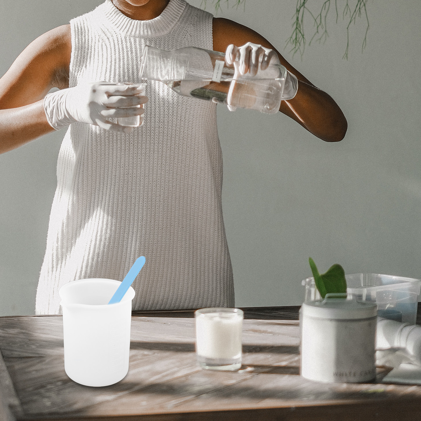 1Set DIY Silicone Epoxy Mixing - Mixing Cup Silicone 리뷰 및 가격