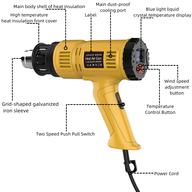 2000W Hot Air Gun Mini Constru - Heat Gun Small 리뷰 및 가격