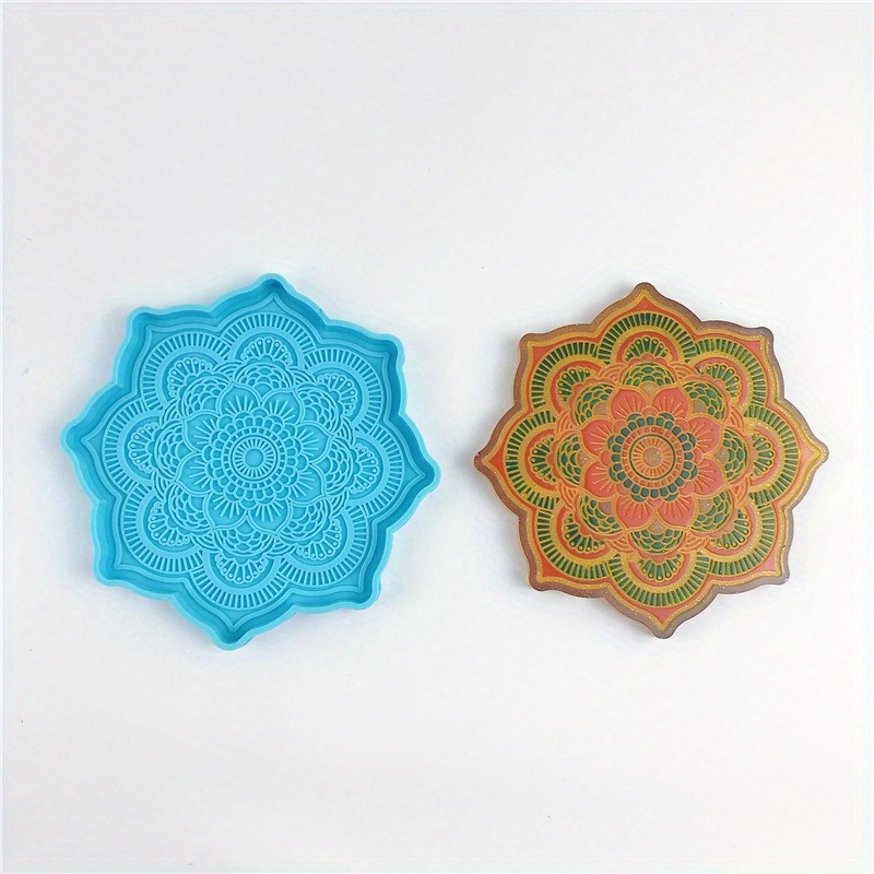 Mandala Coaster Silicone Mold  - Coaster Mold Round 리뷰 및 가격