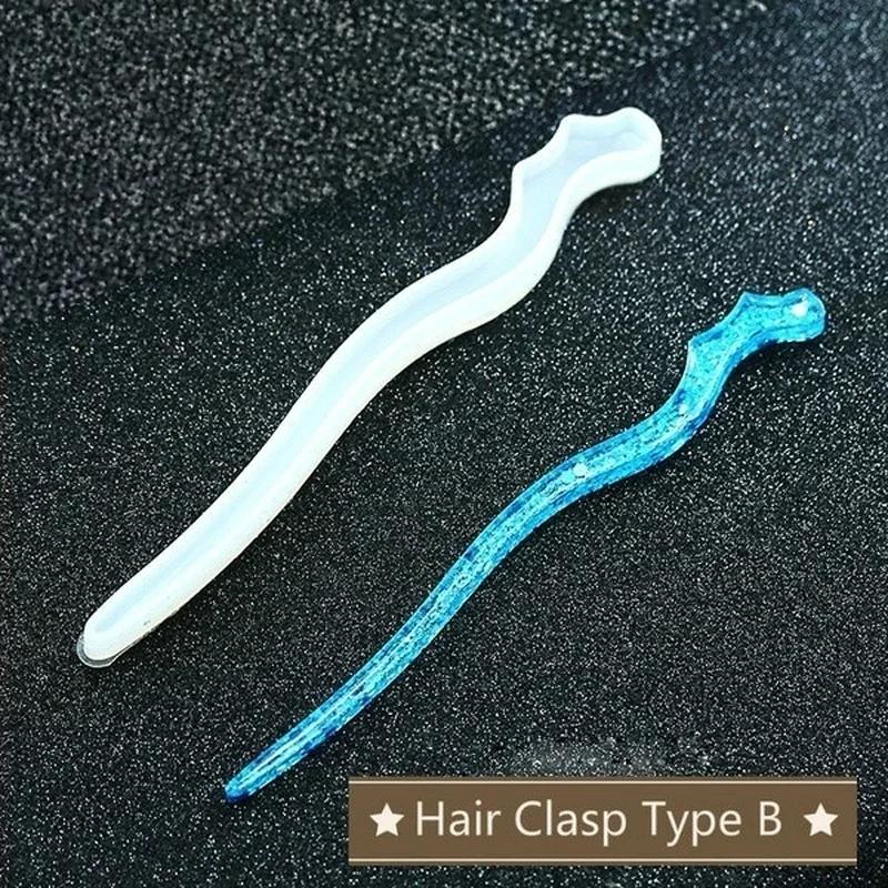 New Transparent Hairpin Silico - Resin Craft Supplies 리뷰 및 가격