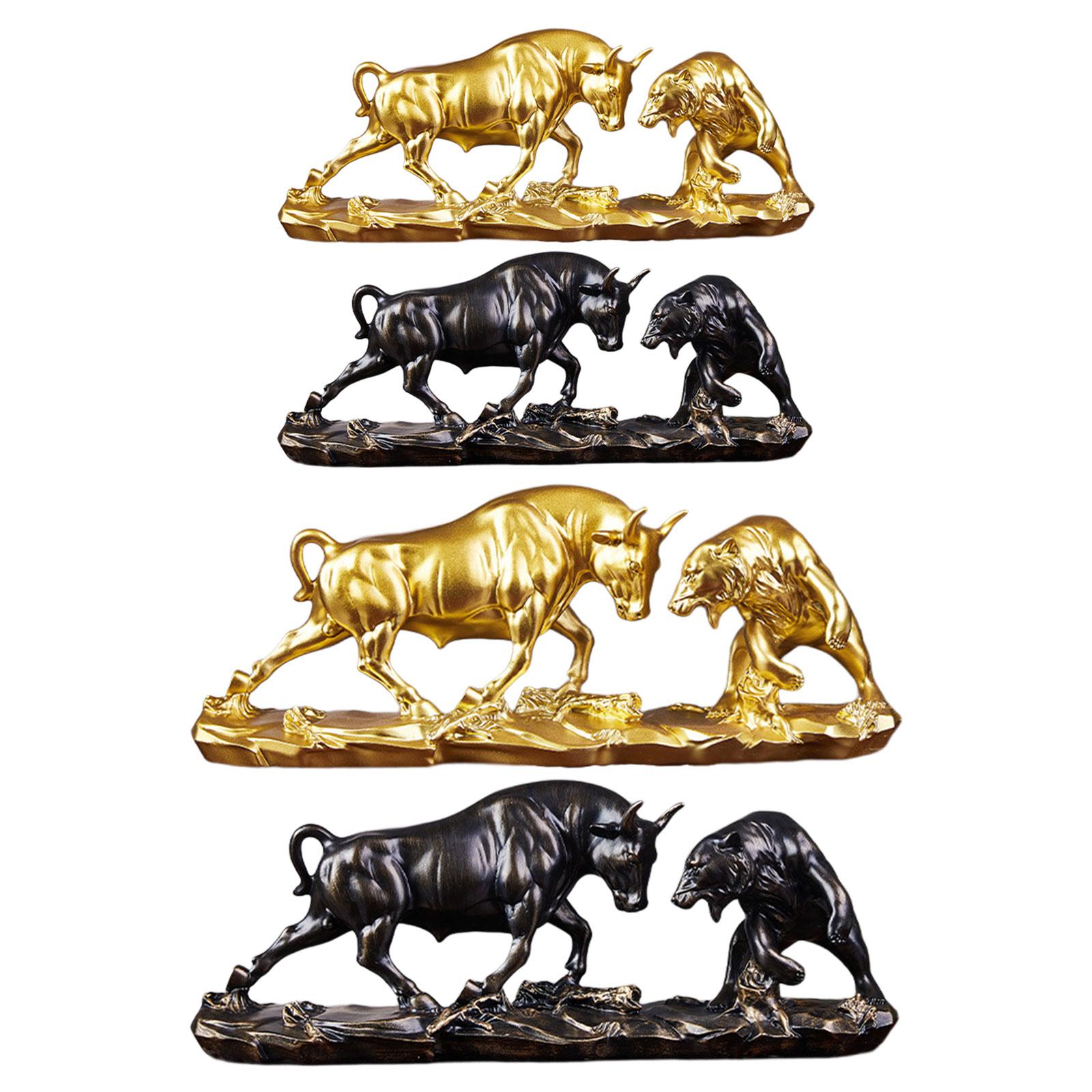 Bull and Bear Fight Figurine L - Resin Crafts 리뷰 및 가격