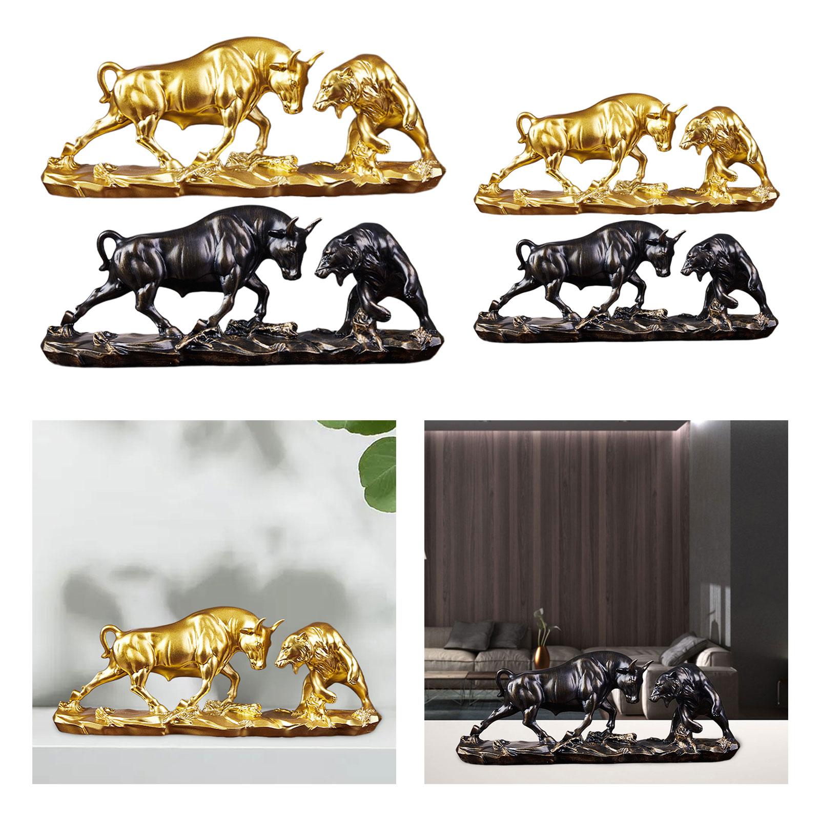 Bull and Bear Fight Figurine L - Resin Crafts 리뷰 및 가격