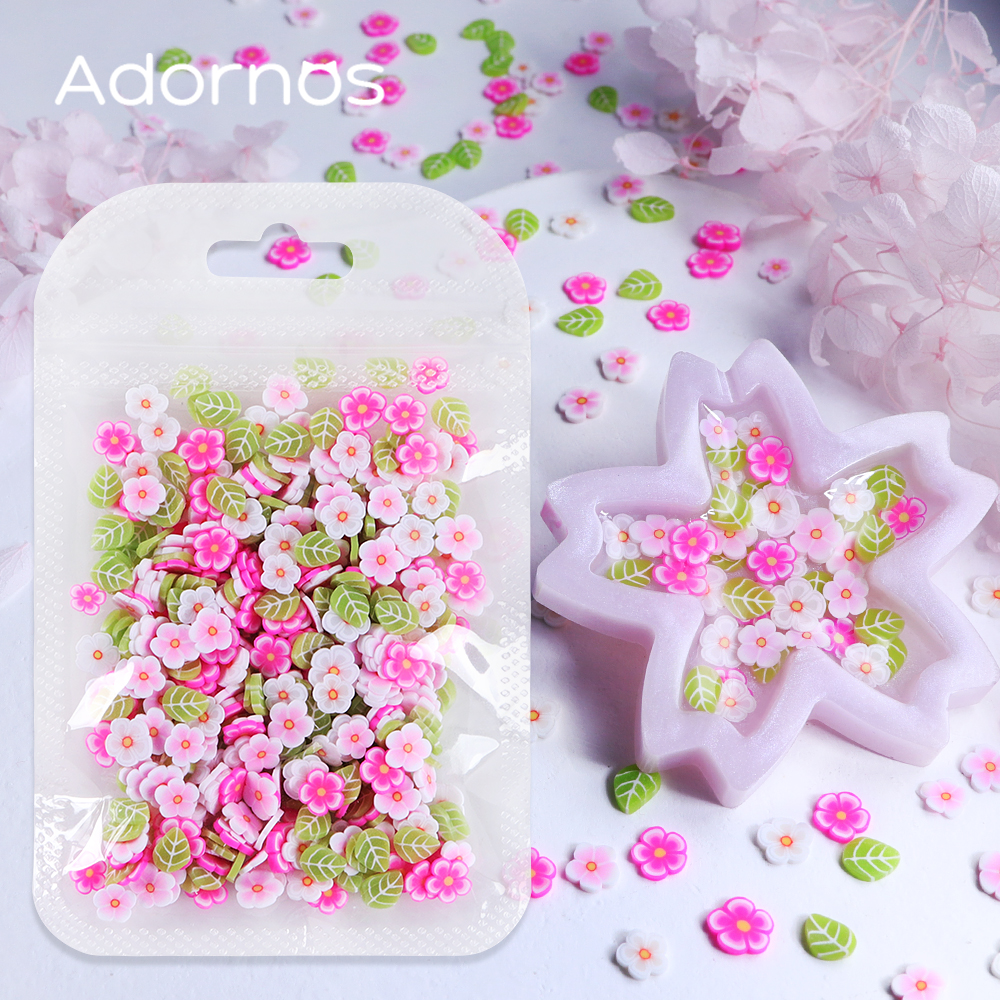 10g Pink Flowers Polymer Clay  - Flower Preservation Resin 리뷰 및 가격