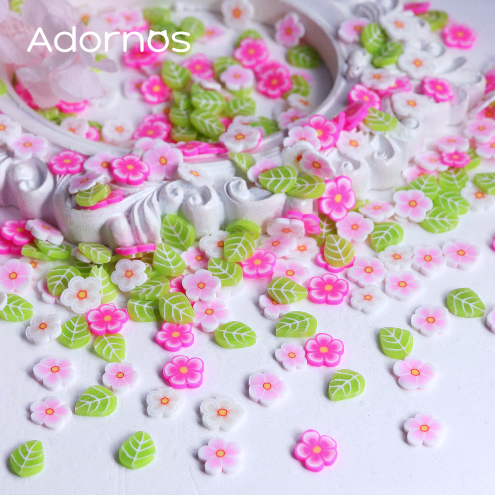 10g Pink Flowers Polymer Clay  - Flower Preservation Resin 리뷰 및 가격