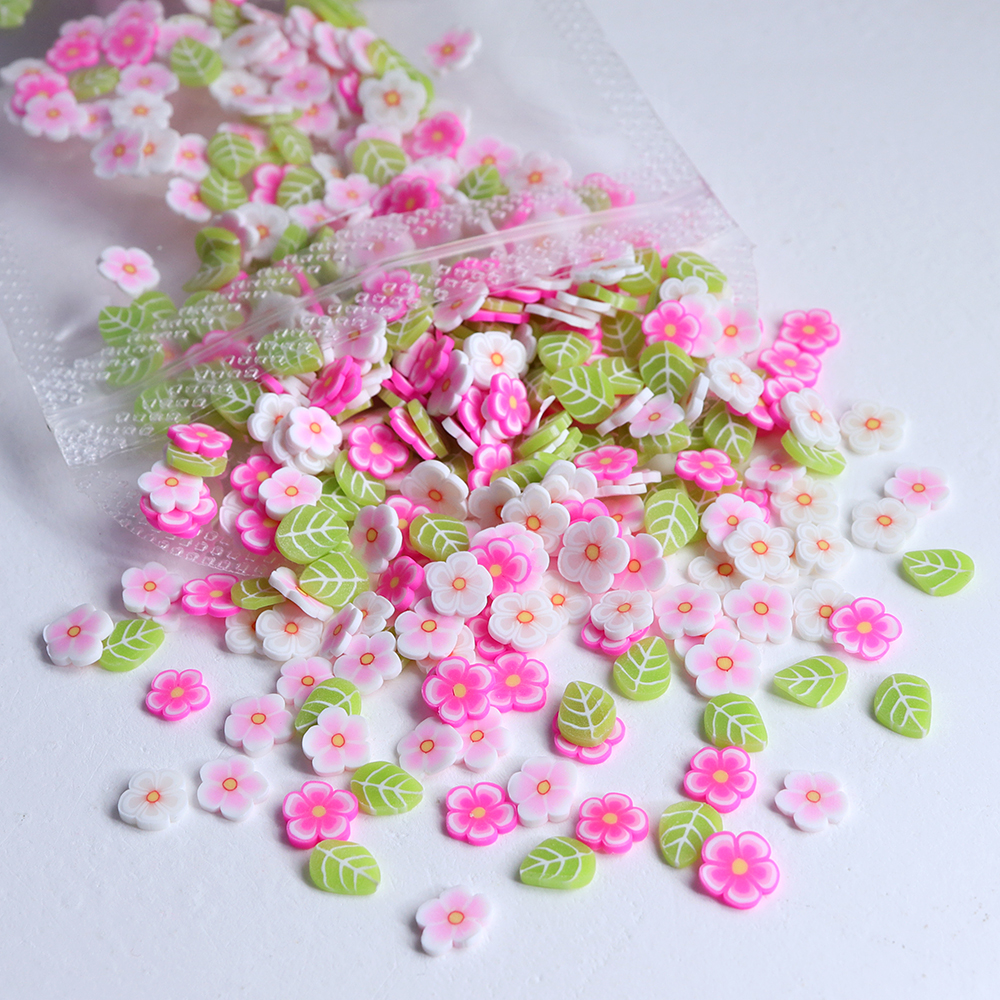 10g Pink Flowers Polymer Clay  - Flower Preservation Resin 리뷰 및 가격