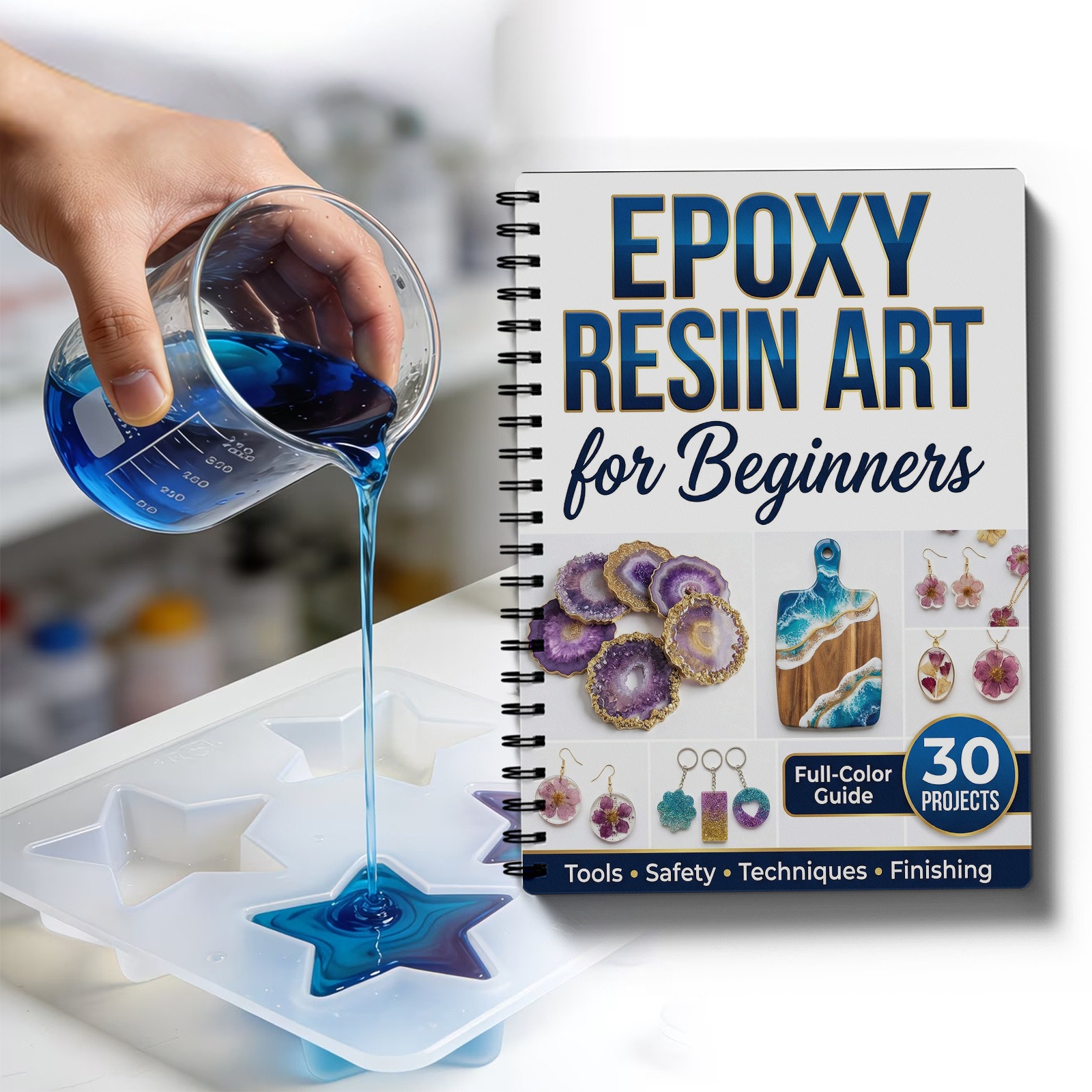 Epoxy Resin Art Book Guide Lea - Resin Craft For Beginners 리뷰 및 가격