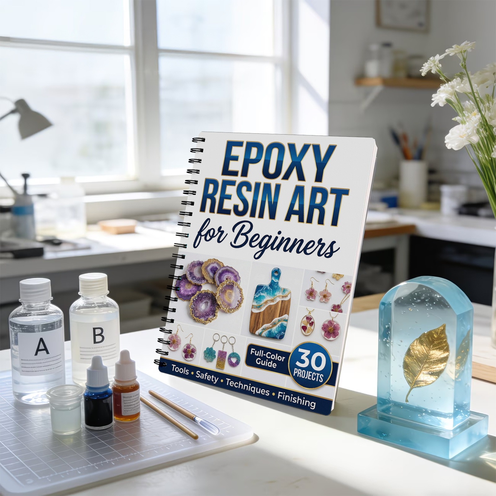Epoxy Resin Art Book Guide Lea - Resin Craft For Beginners 리뷰 및 가격