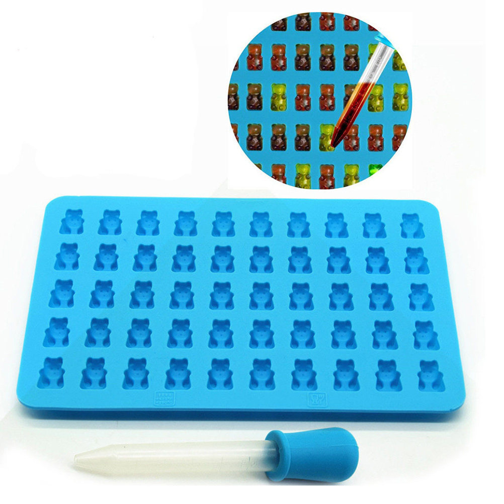 50 Bear Shaped Silicone Chocol - Silicone Mold Tray 리뷰 및 가격