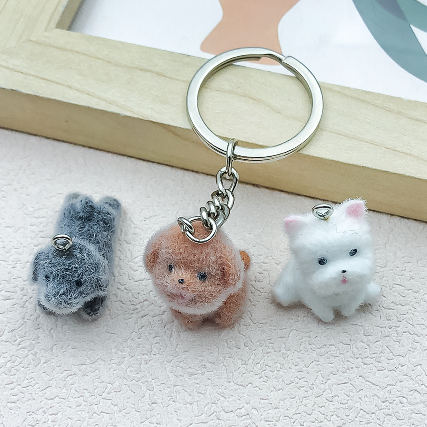 5pcs&1pc Flocked Resin Animal  - Resin Craft Kit 리뷰 및 가격