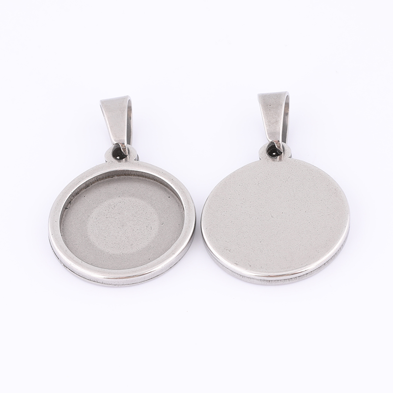 10pcs 15mm Round Cabochon Base - Bezels Set Pendant 리뷰 및 가격