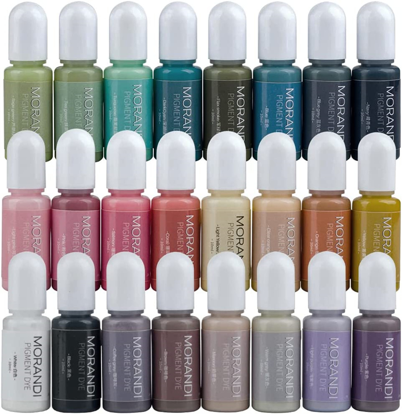 24Colors Morandi Opaque Color  - Resin Dye Alcohol 리뷰 및 가격